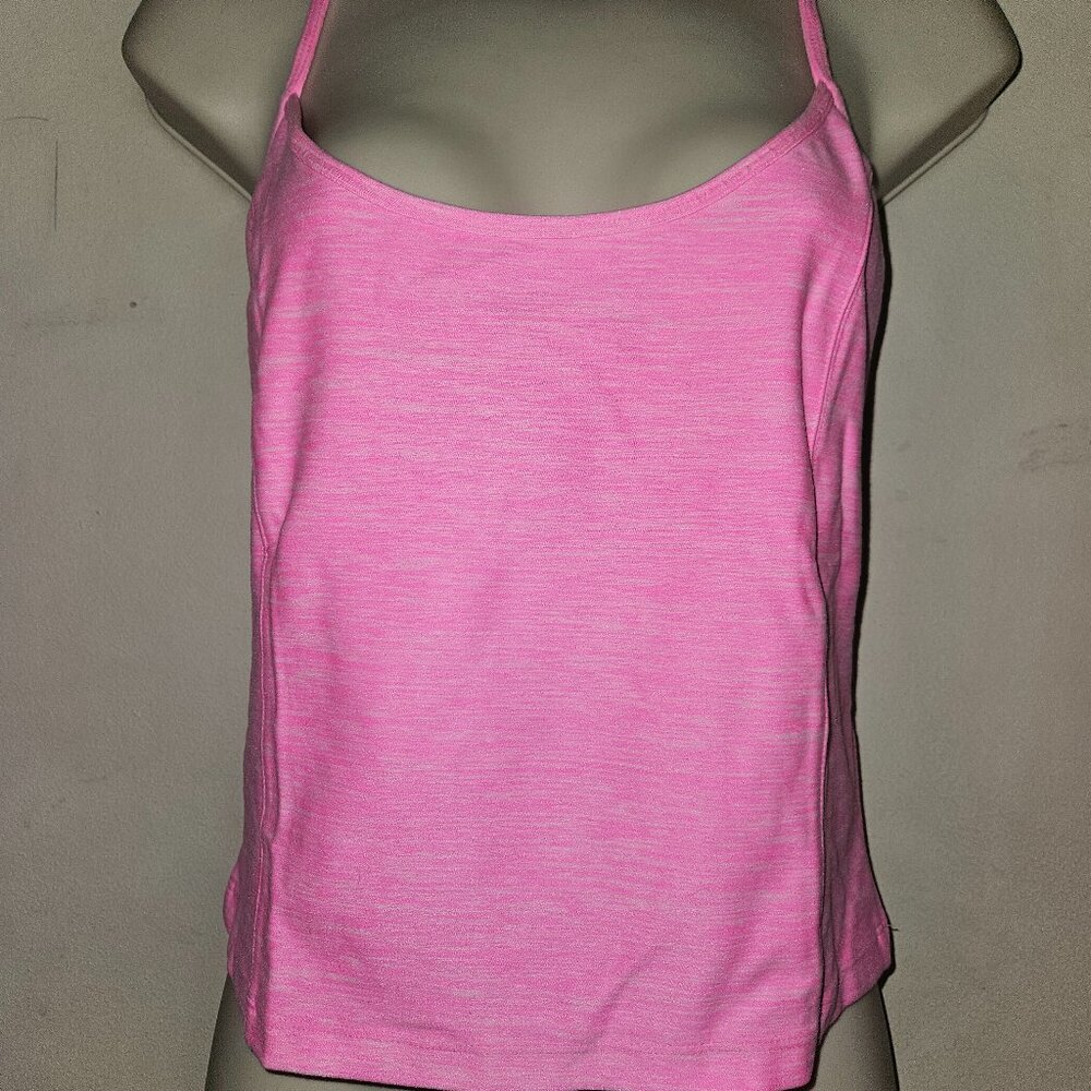 Victoria's Secret Flow On Point Tank Neon Peony/Ballet Marled size XL NWT